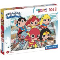 25720: DC Super Friends 104 Piece Puzzle (4+ years)